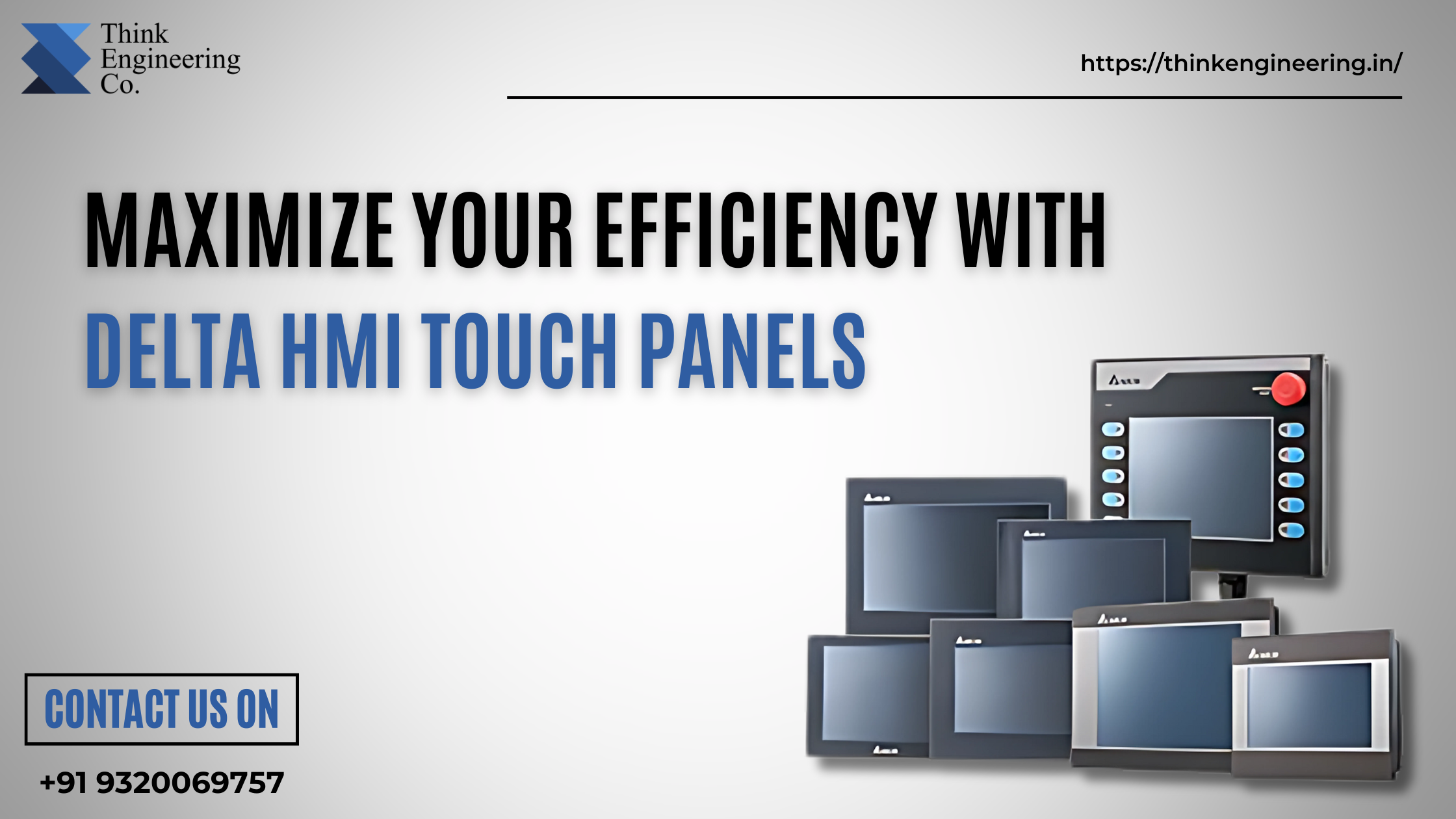 Maximize Your Efficiency with Delta HMI Touch Panels